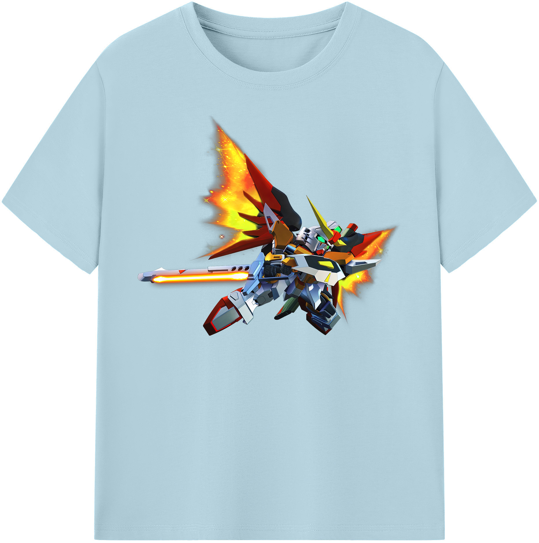 （画像用） 機動戦士ガンダム Mobile Suit Gundam 綿100％半袖Tシャツ（フロントプリント）